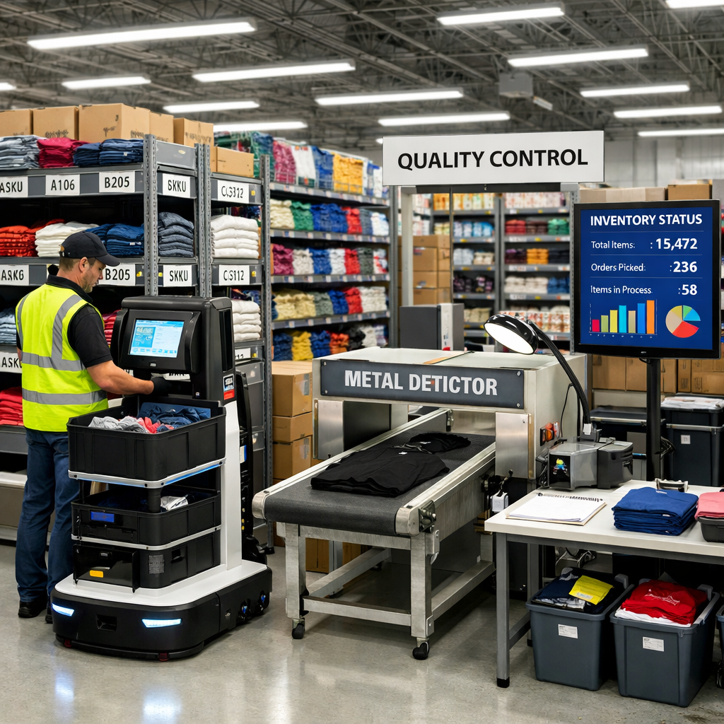 Shopifyアパレル物流の完全ガイド【2026年版】｜SKU爆発・検針・返品・繁忙期を発送代行で解決